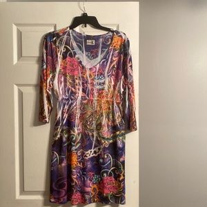 Shana K Medium Colorful Beaded Detailed Dress